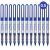 Think Rollerball Pen 0.5Mm Blue Ink Convenient Ink Indicator Design On Barrel 6921734946034
