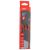 Orange/Black Striped Graphite Pencil Hb W/Eraser 12Pcs 6935205370181