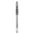 Arris Roller Ballpoint Pen 0.7Mm Black Ink Transparent Barrel With Grip