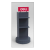 Grey With Red Logo Rotating Display Stand - A