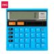 Desktop Calculator Plastic-12 Digits 120 Steps Check Blue