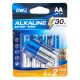 Alkaline Battery Aa 1.5V 4+2Pcs