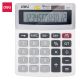 Calculator 12 Digits Dual Power 133.5 x 106 x 33.2Mm White