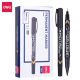 Permanent Marker Dual Tip 0.5Mm And 1.0Mm Boxed 12 Black
