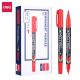 Mate Dual Tip Permanent Marker 1.0Mm And 0.5Mm Red