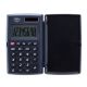 Calculator Plastic 8 Digits Black Flip Cover