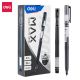 Max Gel Pen 0.5Mm Black Ink Transparent Barrel