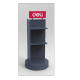 Grey With Red Logo Rotating Display Stand - B